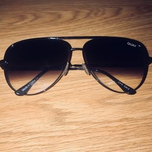 QUAY X Desi Perkins High Key Aviator Sunglasses